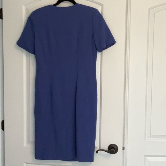 Vintage Front Buttoned Pure Virgin Wool Dress - Picture 10 of 14